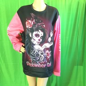 Zoo Top Bear December Girl Robin Pull Over Sweatshirt NWOT